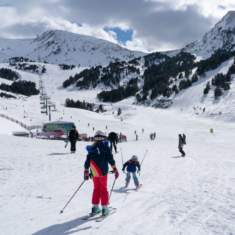 Grandvalira ski resort in El Tarter, Andorra.