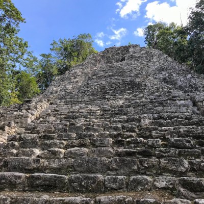 La Iglesia pyramid in Coba