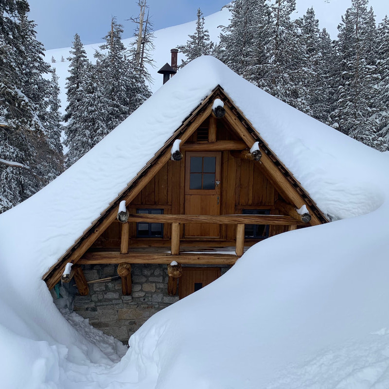 Pear Lake Winter Hut in Sequoia National Park.