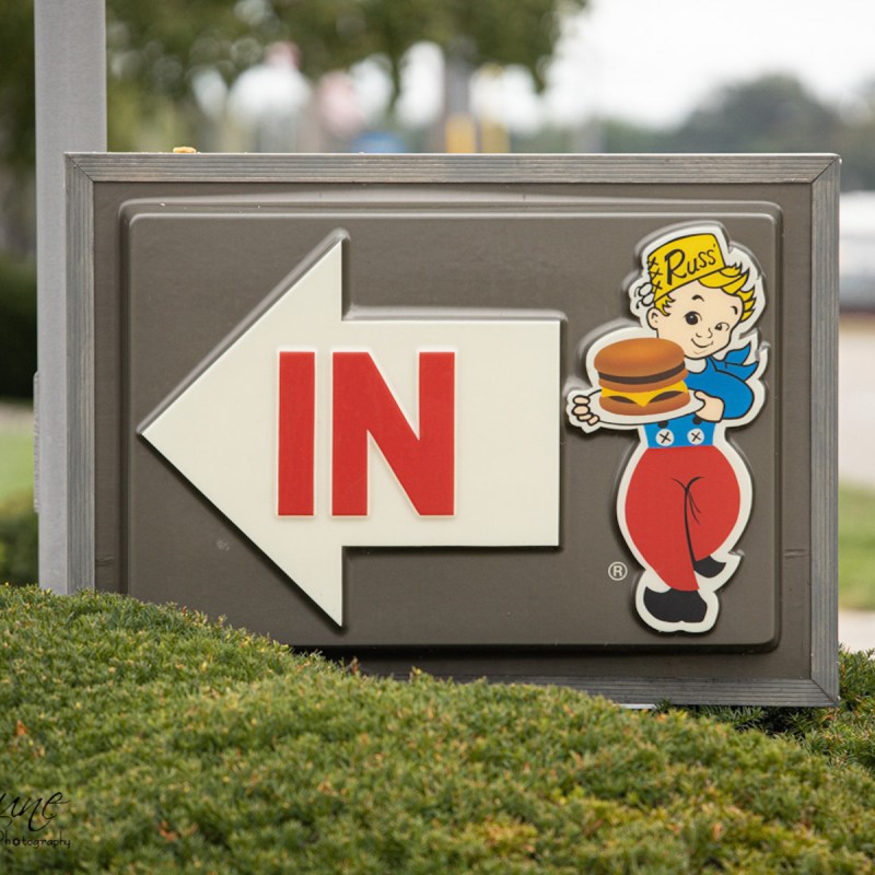 The little Dutch boy welcomes visitors to Russ' Restaurant in Holland, Michigan.