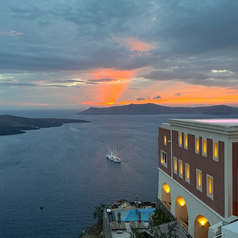 Sunset in Santorini