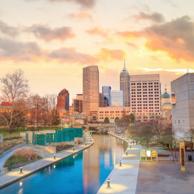 Downtown Indianapolis skyline