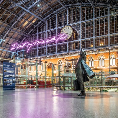 St. Pancras International train station in London