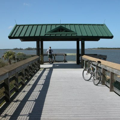 The end of the line for the Marjorie Carr Greenway on the Withlacoochee Bay Trail