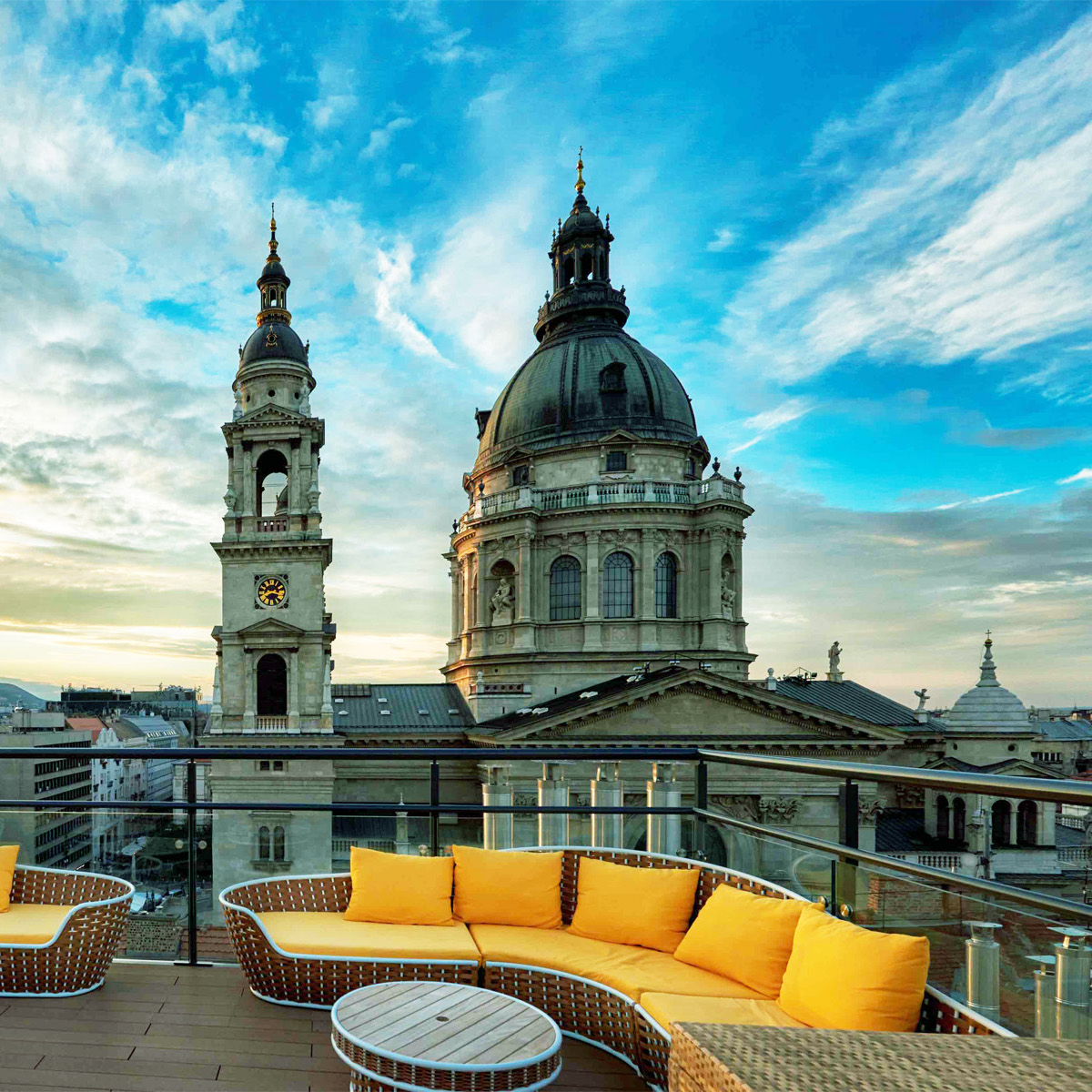 High Note Sky Bar in Budapest, Hungary