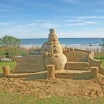 Beach snowman; Myrtle Beach