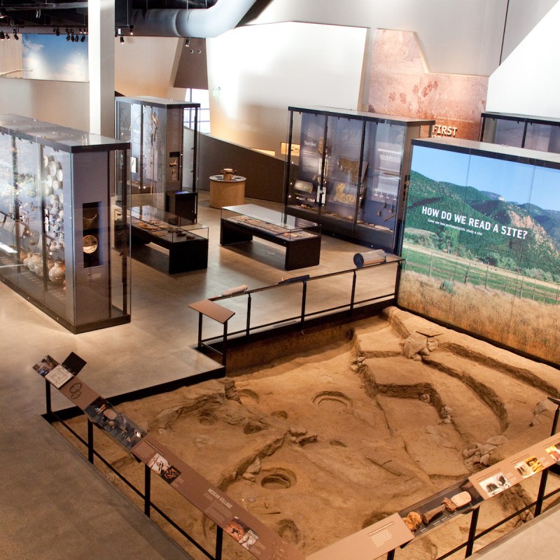 Inside the Natural History Museum of Utah, SLC