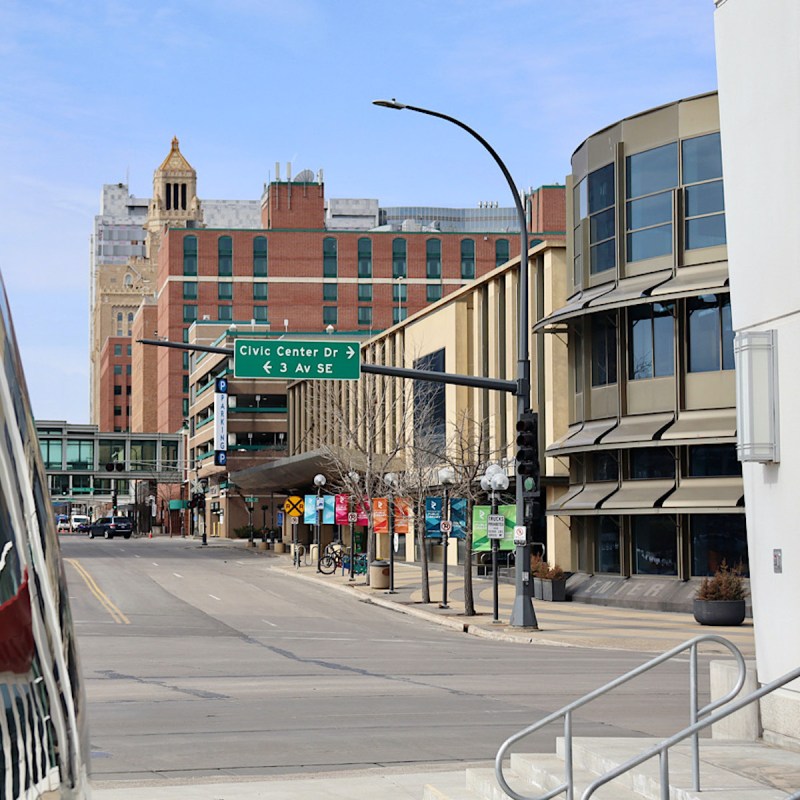 Downtown Rochester, Minnesota, from the Rochester Art Center