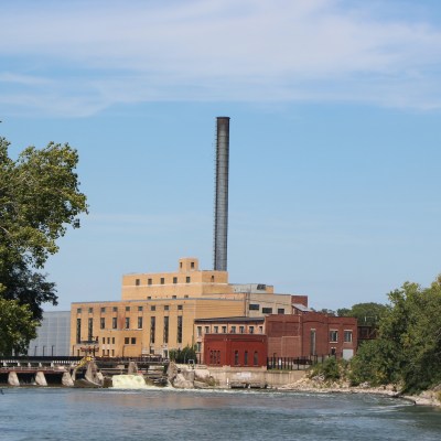 View of the Rock River from downtown Beloit