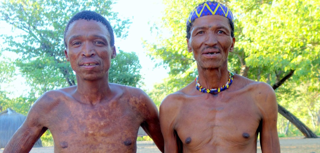 Two Bushmen from the Kalahari.