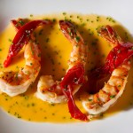 Jumbo shrimp at Caterina's, Chef Tim Love's newest restaurant in the Fort Worth Stockyards
