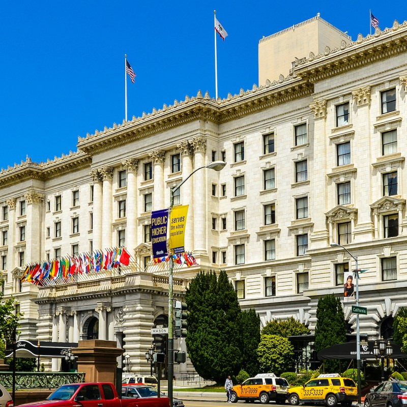 Fairmont hotel in San Francisco, California