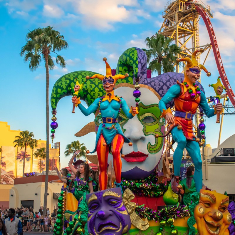 Mardi Gras Parade at Universal Studios, 2020