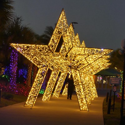 Entrance to Night of a Million Lights in Kissimmee, Florida