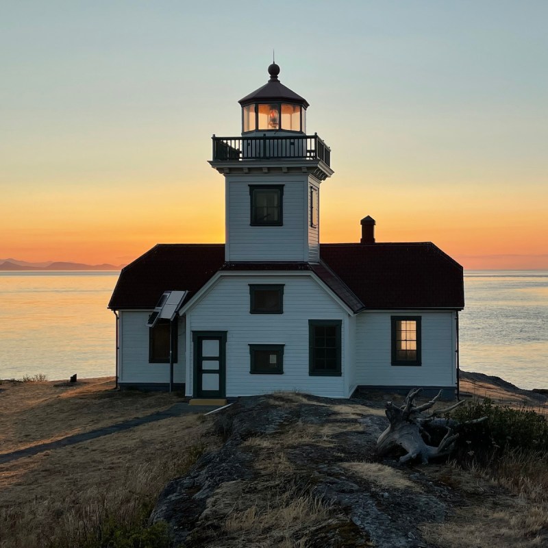 Patos Island Lighthouse in the San Juan Islands