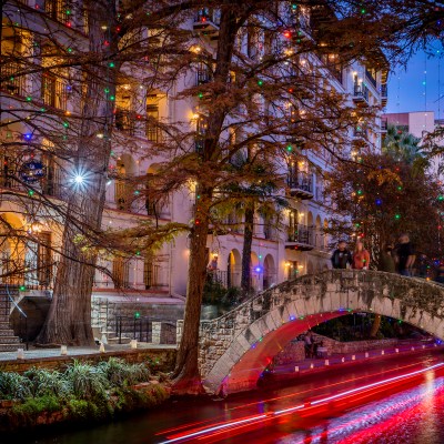 Christmas time on the San Antonio River Walk