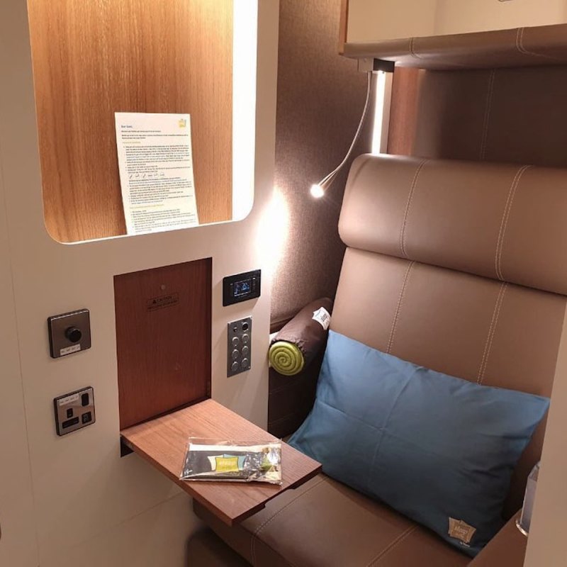 Sleep pod at Hamad International Airport