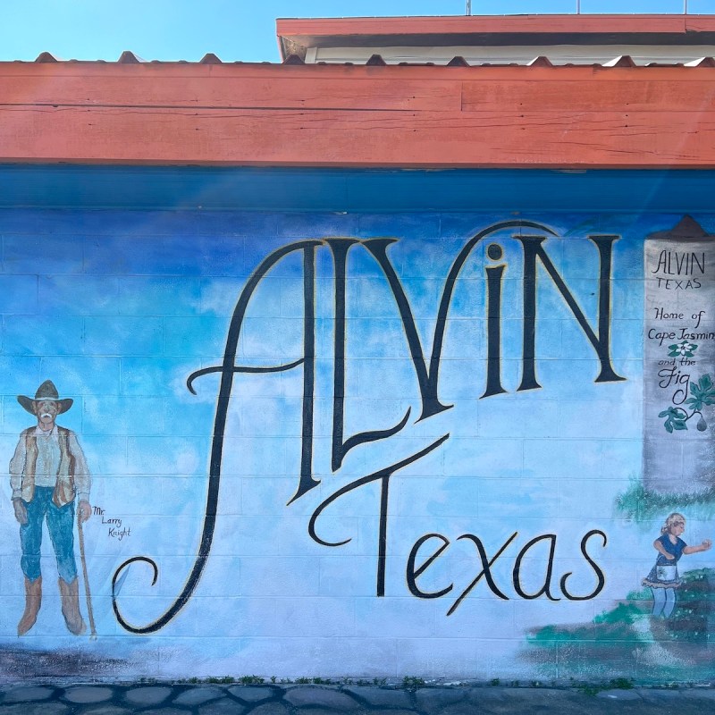 Mural in Alvin, Texas