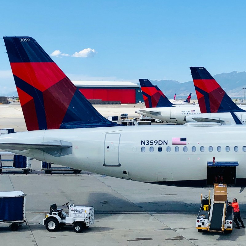 Delta planes on the runway