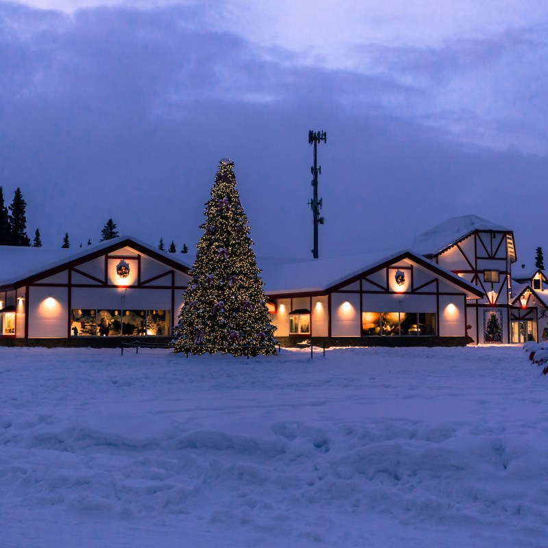 The Santa Claus House in North Pole, Alaska