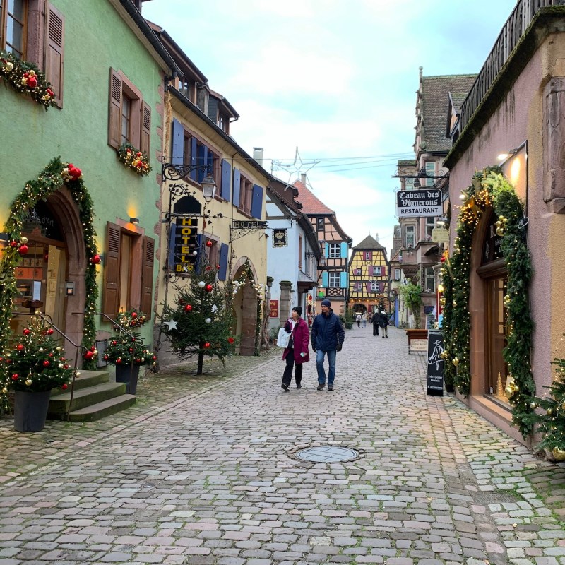 Christmastime in Riquewihr, France