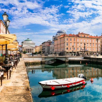 The Grand Canal of Trieste, Italy