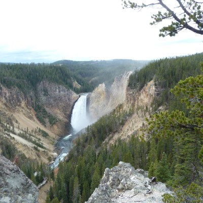 Waterfall in Yellowstone National Park