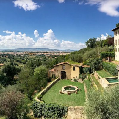 View of Florence, Italy from the Villa Tantafera rental home