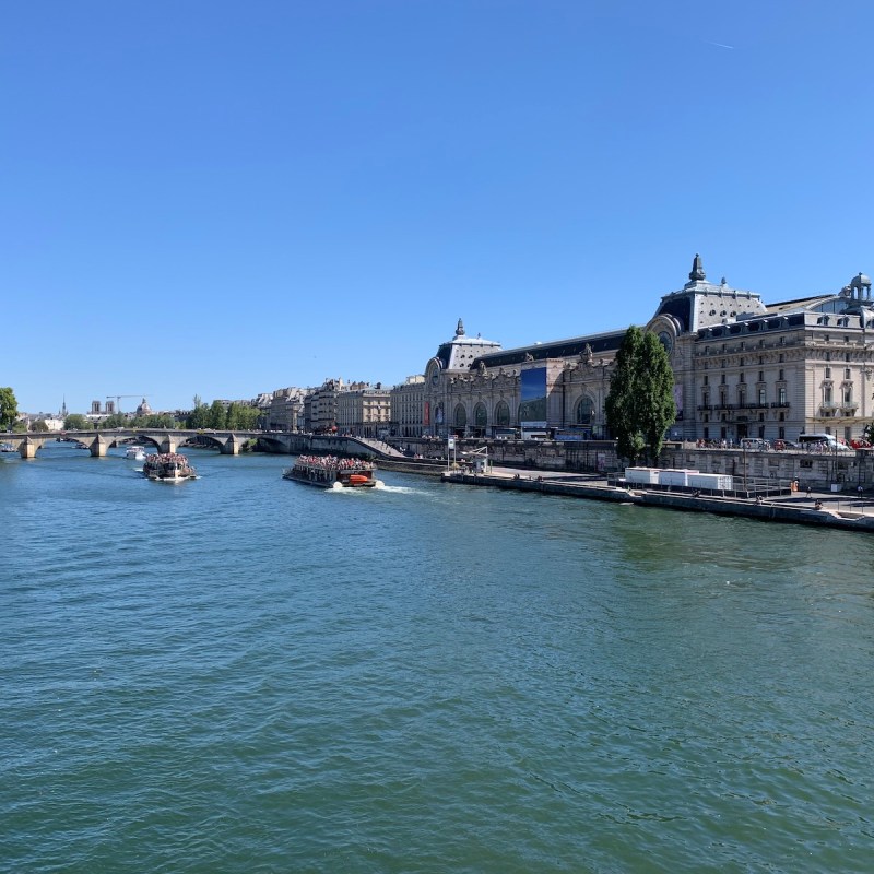 Musée d'Orsay along the River Seine in Paris