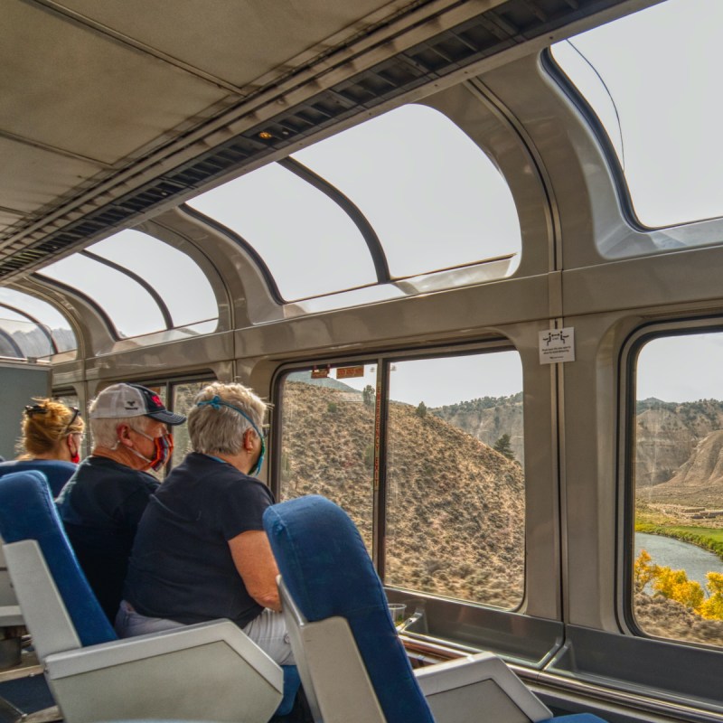 Amtrak in Colorado's Rocky Mountains