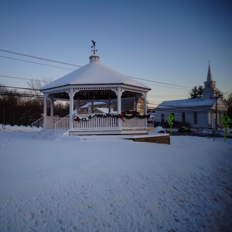 gazebo in Bethlehem, Connecticut