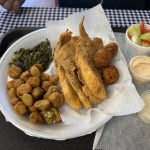 A fish lunch at Uncle Larry's Restaurant in Chattanooga, Tennessee
