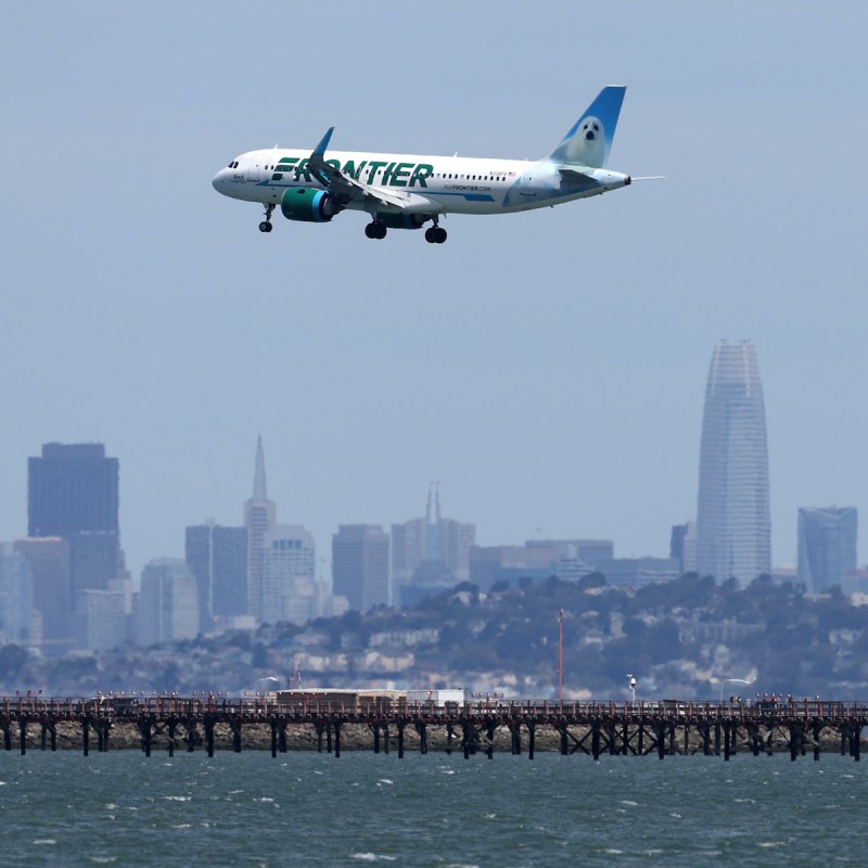 Frontier Airlines in San Francisco