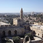 View over Jerusalem from the site of King David's tomb.