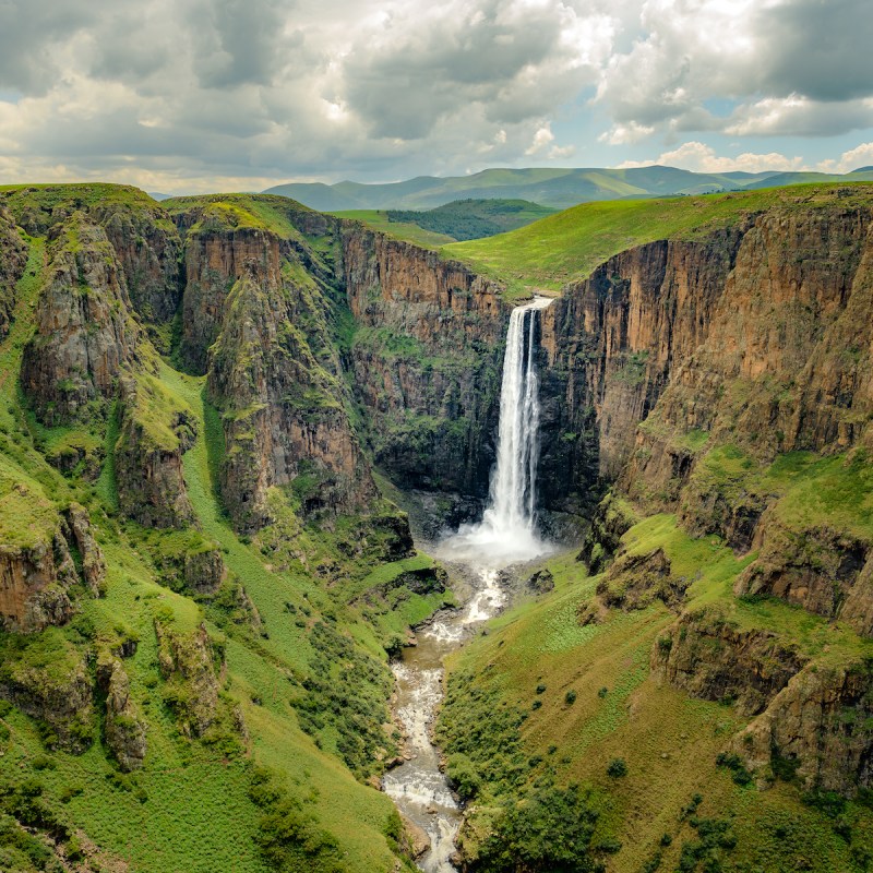 Maletsunyane Falls in Lesotho