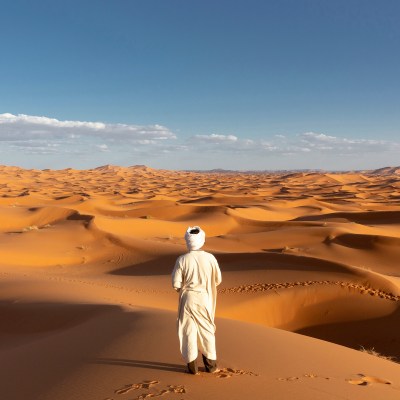 The Sahara Desert in Morocco