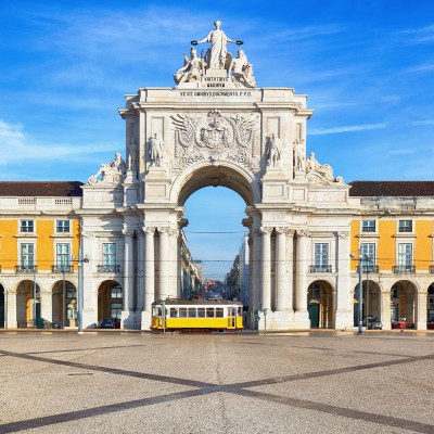 Praça do Comércio in Lisbon, Portugal