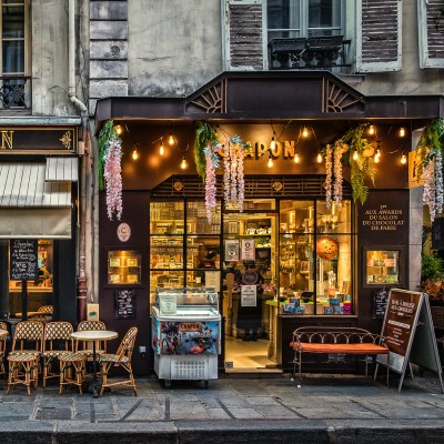 A chocolate shop on Rue du Bac