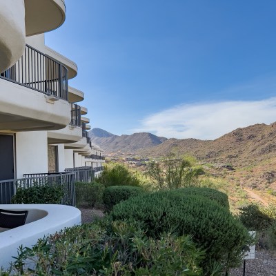ADERO Scottsdale Resort balconies overlooking Adero Canyon
