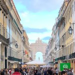 Main Street in the Baixa District, Lisbon