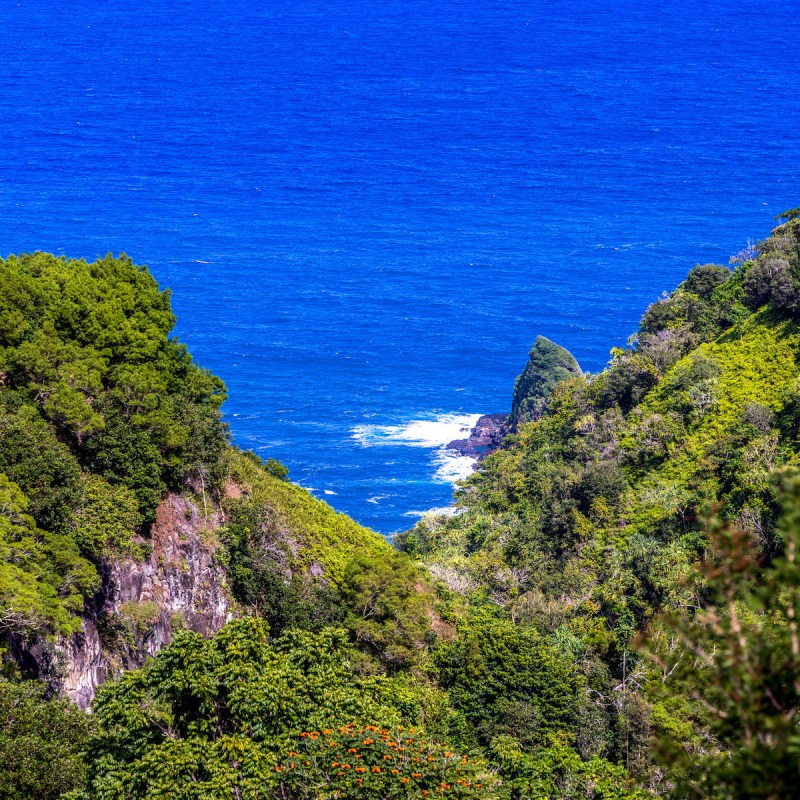 View from the Garden of Eden on the Road to Hana