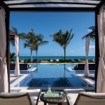 A private cabana at the Ritz-Carlton, Turks & Caicos