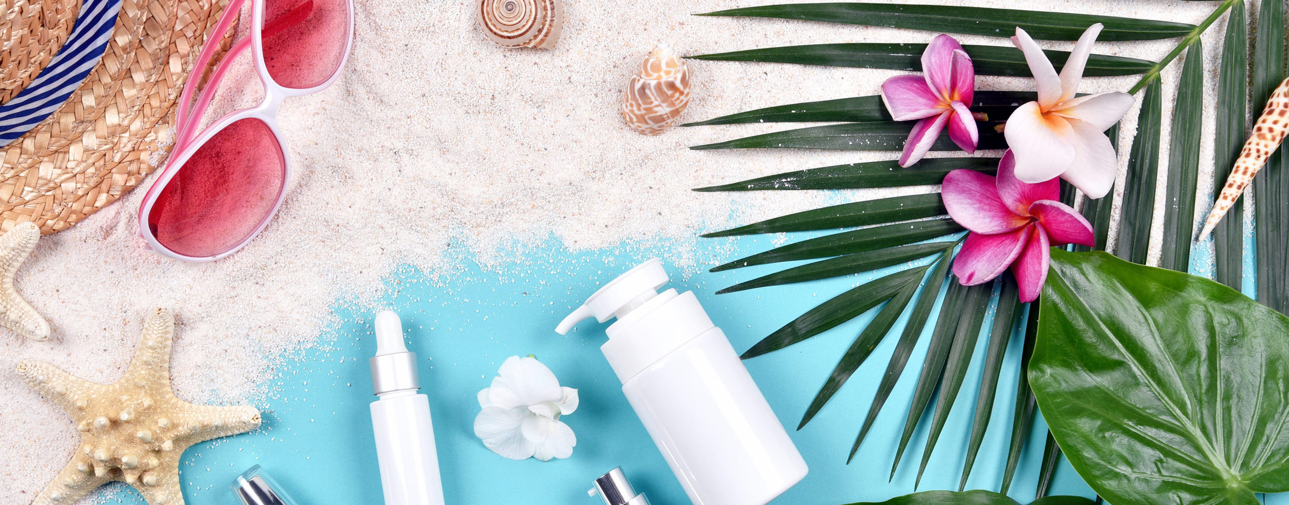 Travel Products in beach setting