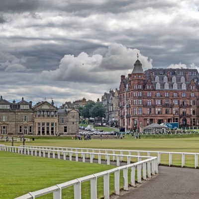 The famous St Andrews Golf Club in Scotland