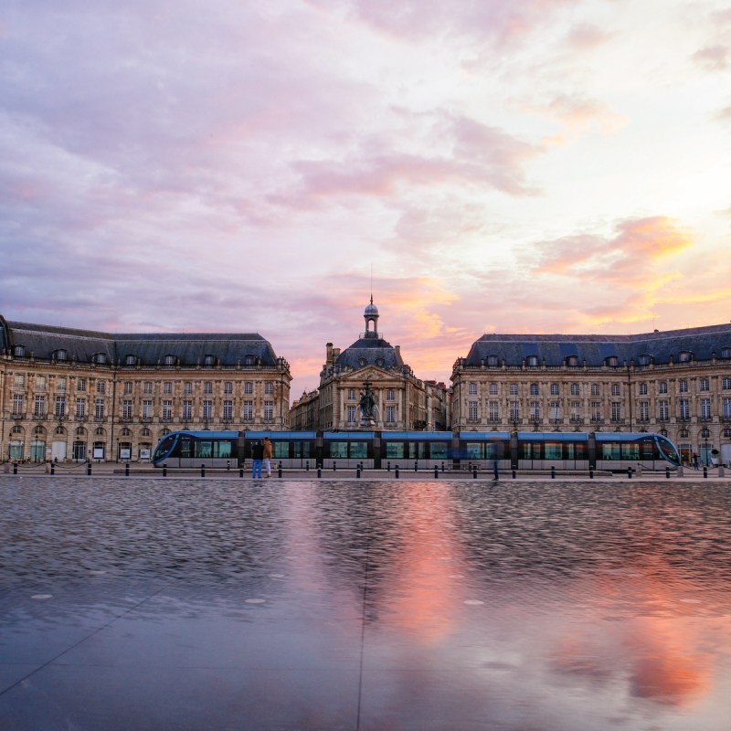 Place de la Bourse in Bordeaux, France