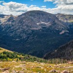 A view from the Ute Trail at Rocky Mountain National Park