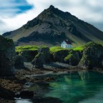 Amazing landsape of Arnarstapi a small village in Iceland