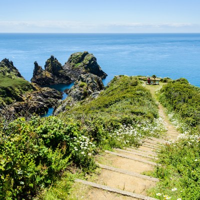 A cliff walk on Guernsey