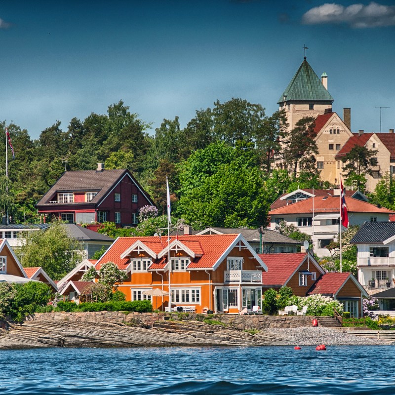 The waters of Oslo, Norway