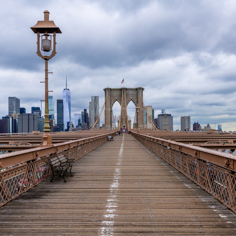 The Brooklyn Bridge in New York City